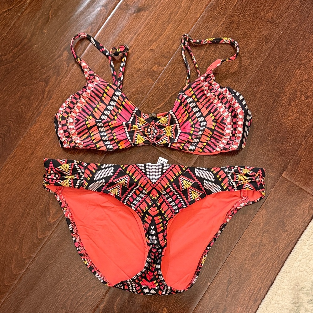 BECCA by Rebecca Virtue Tribal Print Bikini Set